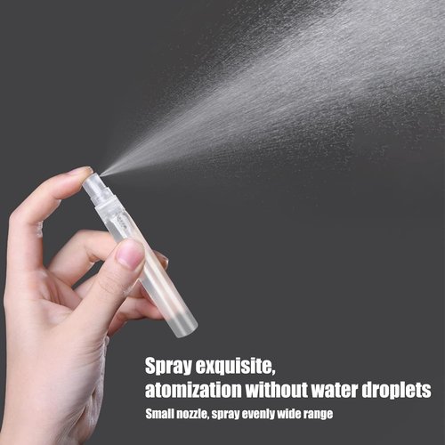 KINBOM Perfume Atomizers - 5 Pack of 10ml Refillable Spray Bottles for Travel | Matte Plastic Design