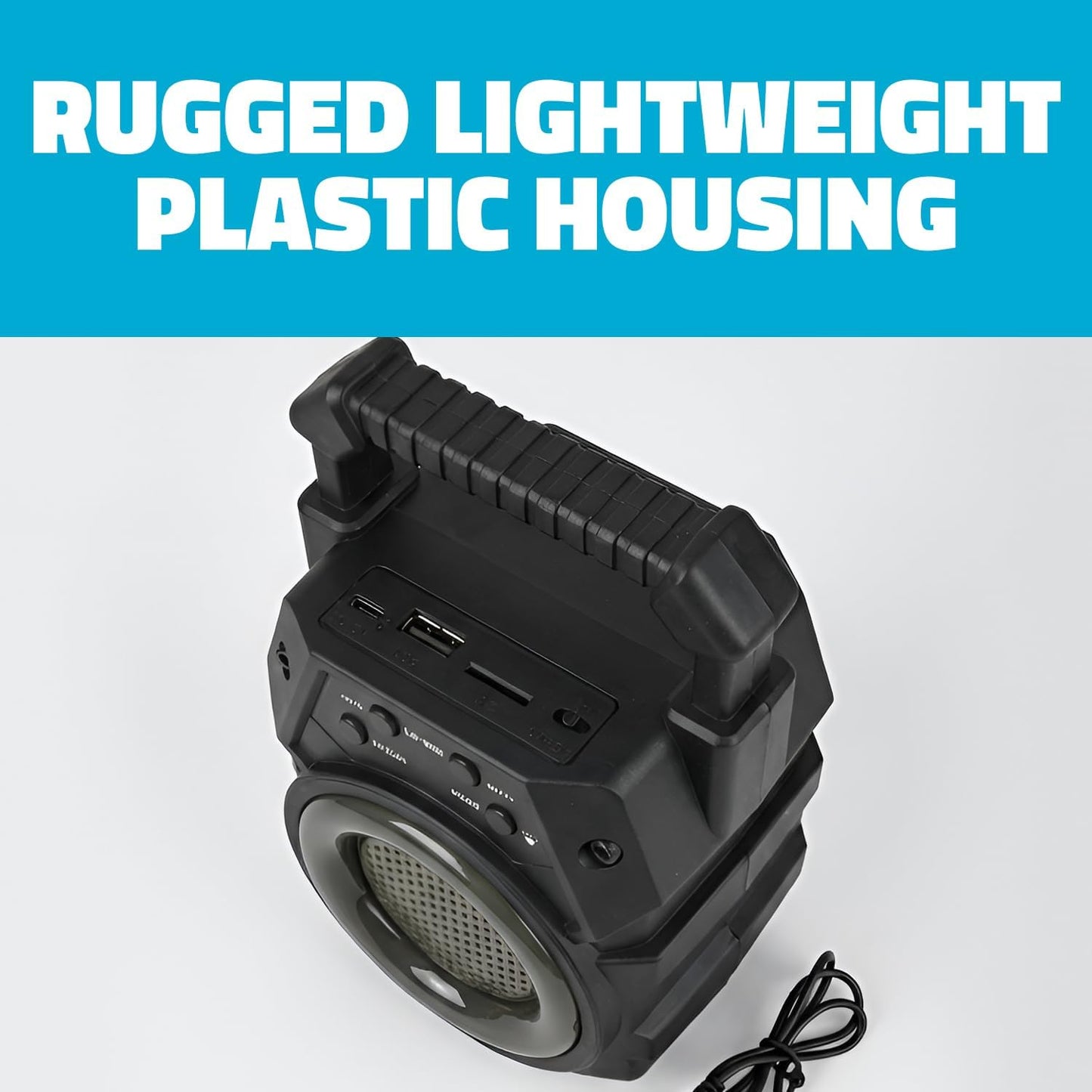 Rhode Island Novelty 6-Inch Compact Wireless Mini Boom Speaker by