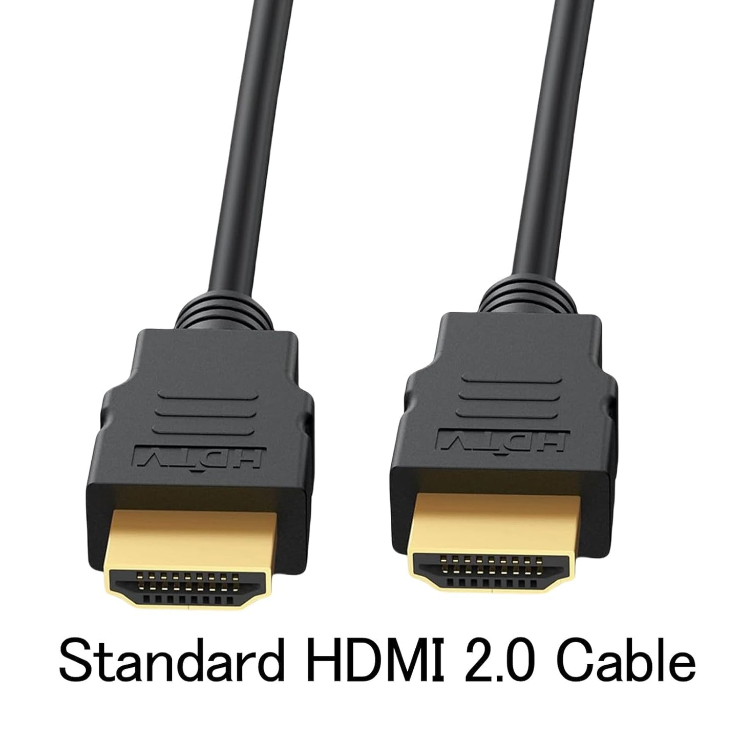 Vorothin 10 FT/3M 5-Pack, 4K 2.0 10 PS4 PS5 2.2, 3D, HDMI Cable HDMI Cable FT, Shielded HDMI Computer Monitor Cable
