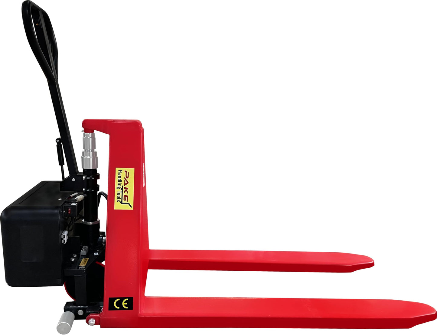 Pake Handling Tools - 2,200lb 27" W x 45" L Battery Powered High-Lift Skid Truck 31-1/2" Max Lift Height