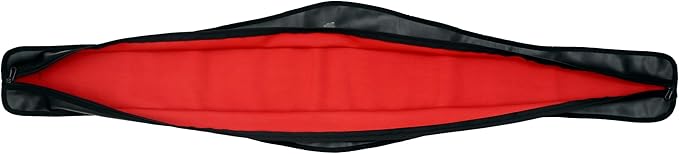 Wrestling, Boxing, Trophy Belt, FFL, Universal Replica Championship Belt Protective Cover, Carry Cover, Water and Humidity Resistant, Black and Red Colors
