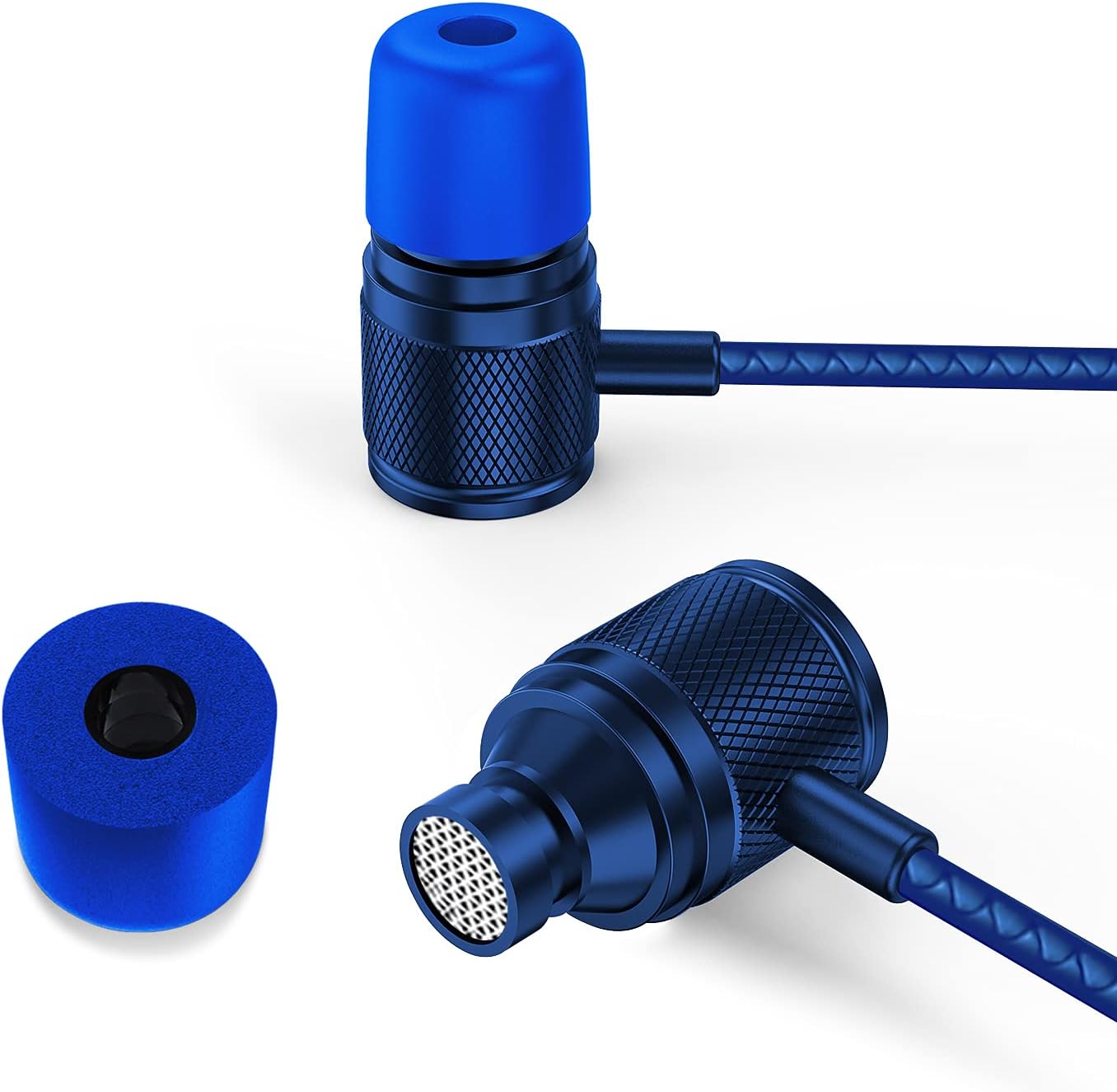 5 LUDOS Ultra Wired Earbuds in-Ear Headphones, Years Warranty, Earphones with Microphone, Noise Isolating Ear Buds