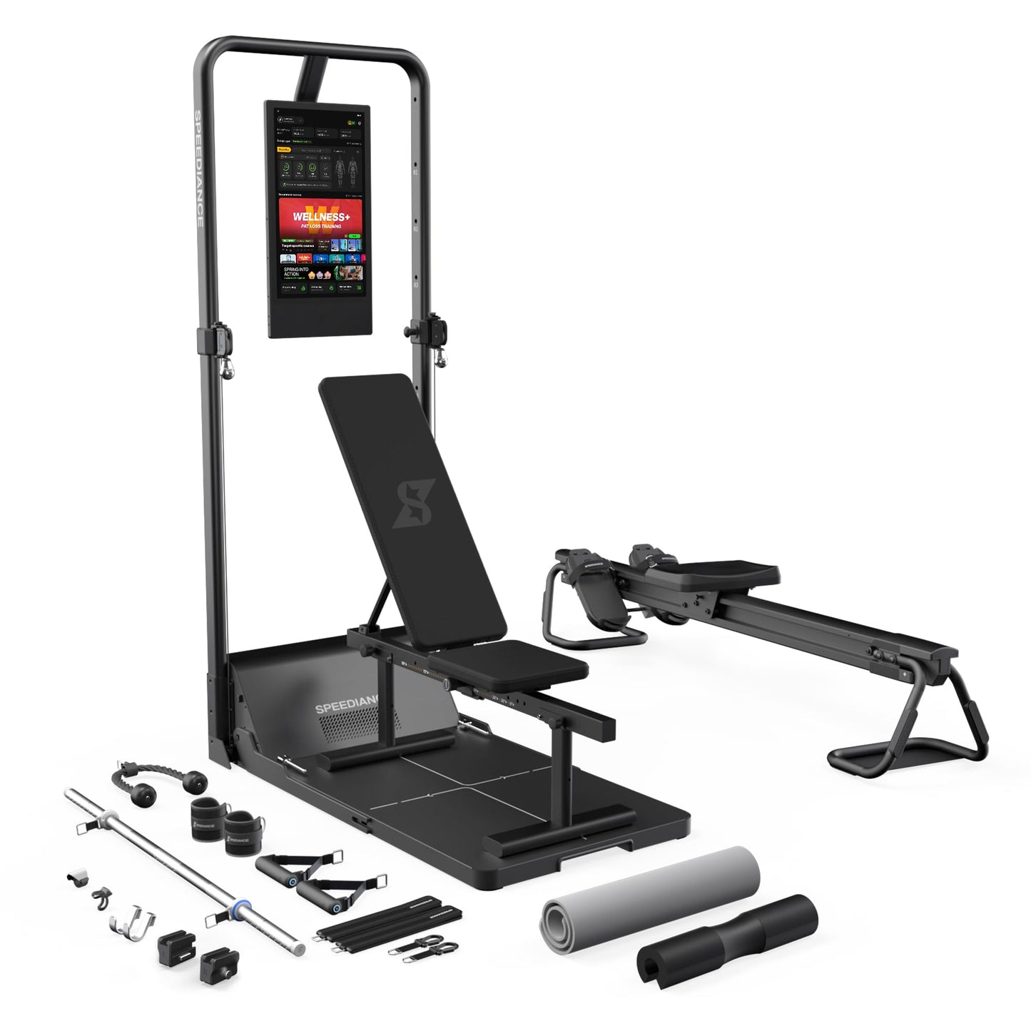 Speediance Gym Monster 2S, Smart AI-Powered Multi-Functional Smith Machine for Full Body Strength Training, All-in-one Gym Equipment, Digital Weight System, Workout Station, Squat Rack