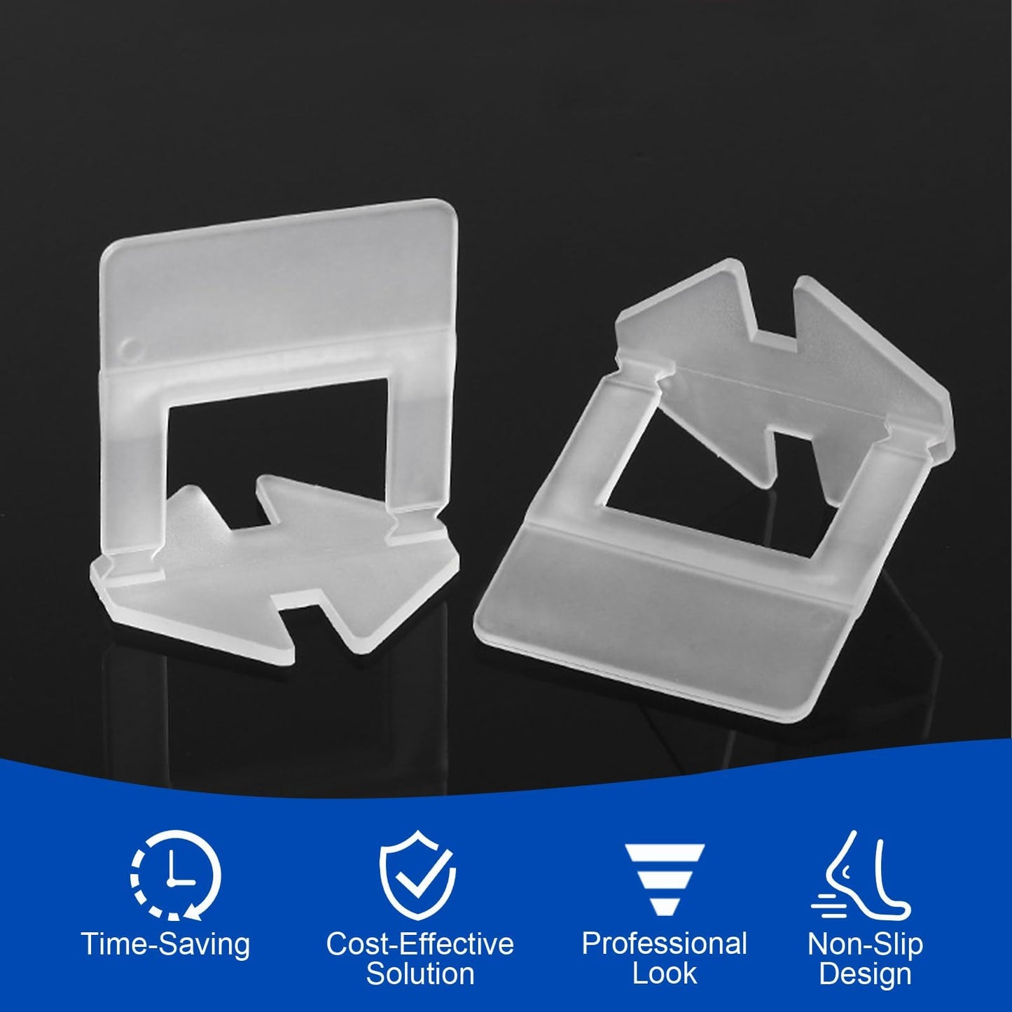 DGSL Tile Leveling System, 4650-Piece 1/16" Tile Spacers Clips Tile Tools, Tile Installation Tools for Professional Ceramic Tile and Stone Installation