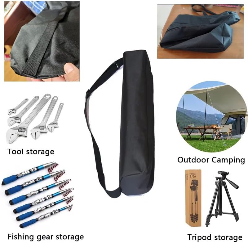 SquEqu 27 Inch Camera Tripod Carrying Case with Shoulder Strap Long Phone Tripod Bag for Microphone Stand Floor Boom