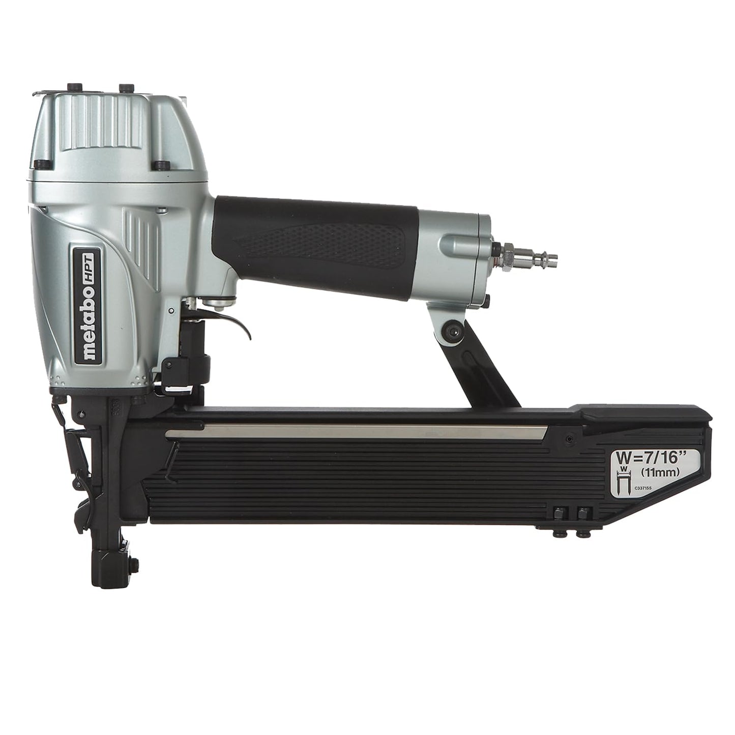 Metabo HPT 7/16" Standard Crown Stapler, Pro-Preferred Pneumatic Power Nailers, Construction Tool for Roof Decking & Subfloor Install, 16 Gauge Power Stapler, 1" to 2" Crown Staples, N5008AC2