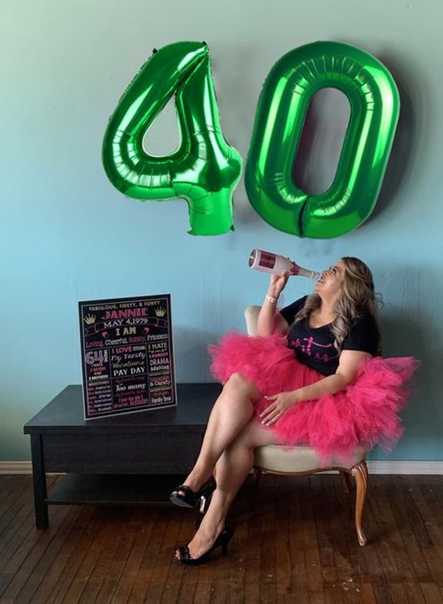 40 Inch Dark Green Number 4 Balloon | Perfect for Birthdays, Graduations, and Weddings