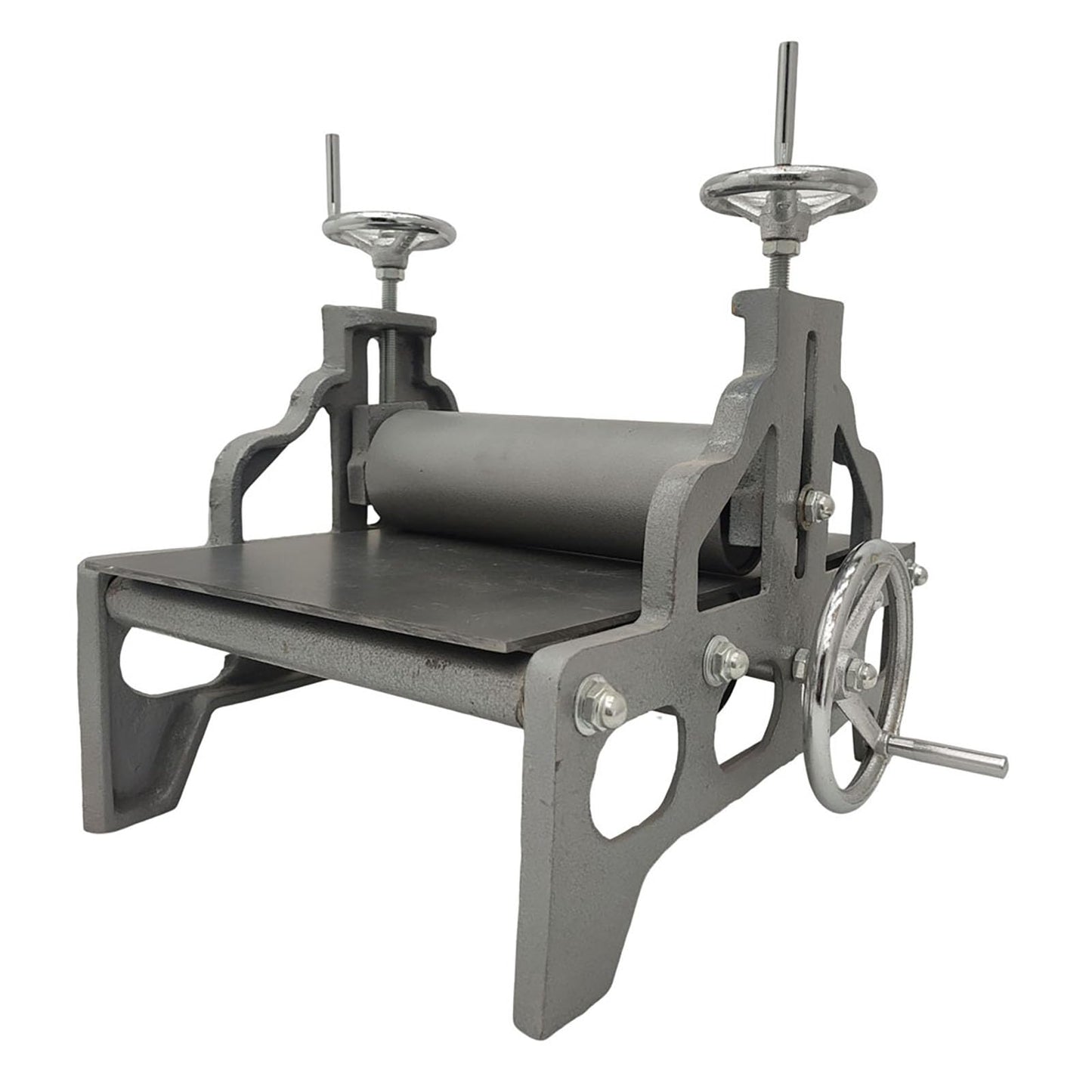 WYDDDARY Manual Portable Slab Roller Machine Tabletop Heavy Duty Printmaking Machine Engraving Press Panel Size 18.9" x 11.2" Height Adjustable for Printmaking