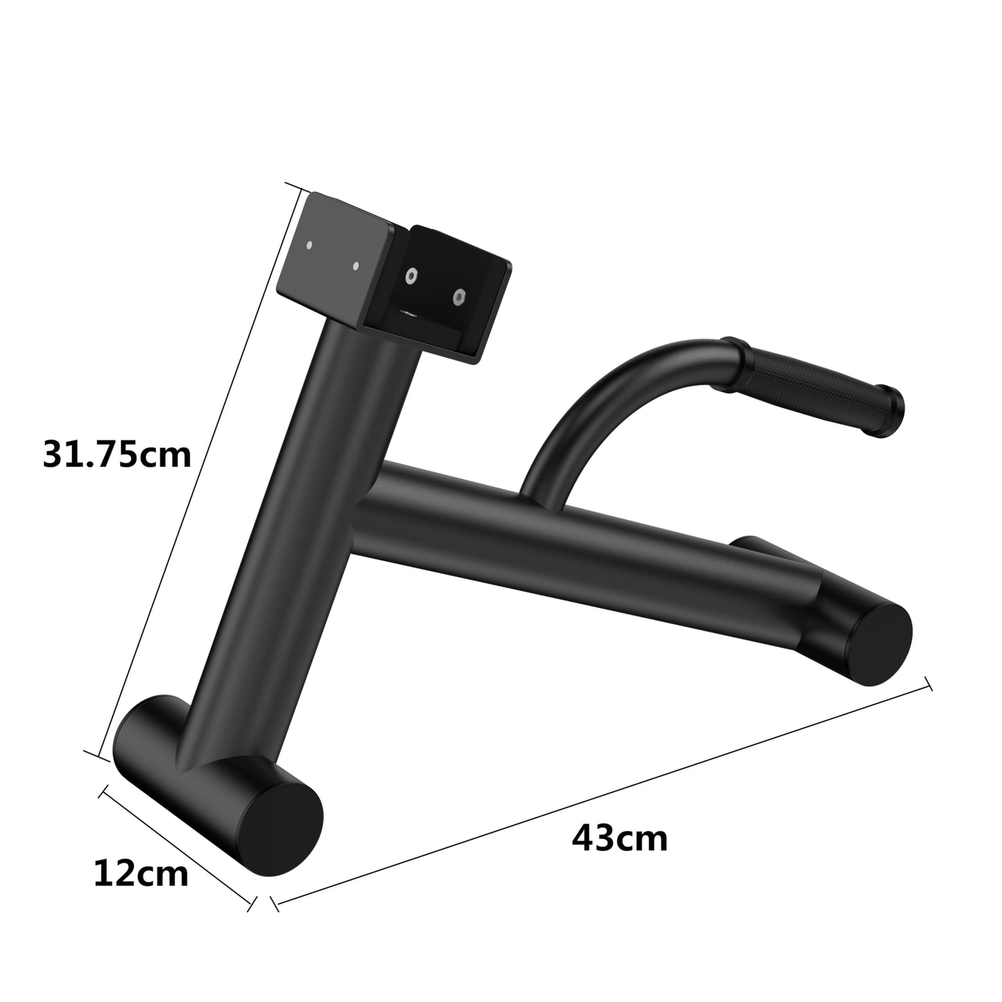 Tamisom Deadlift Jack Barbell Stand Upload 600lbs Deadlift Barbell Jack Bar Non-Slip Rubber Handle Suitable for Loading Unloading Weight Plates for Deadlift Exercise Weight Training (2)