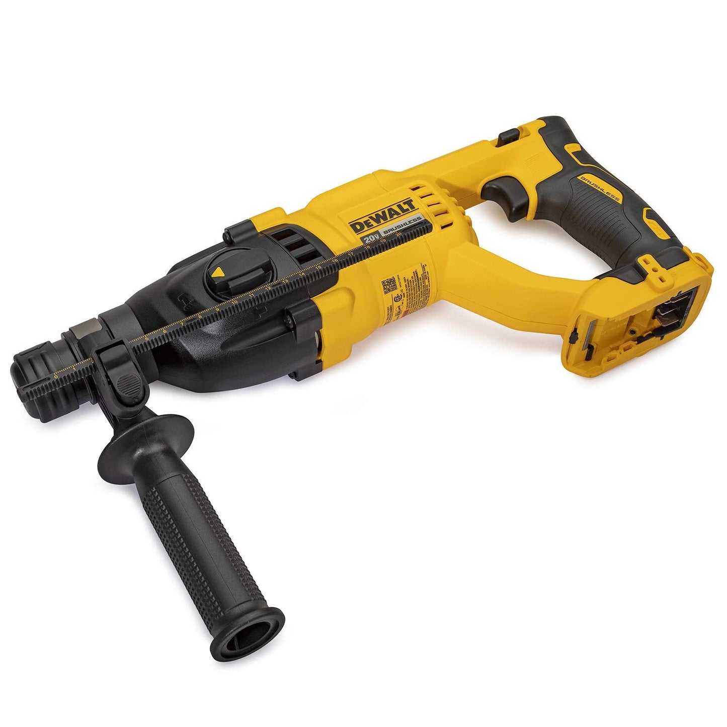 DEWALT DCH133B 20V Max XR Brushless 1” D-Handle Rotary Hammer Drill (Tool Only) (Renewed)