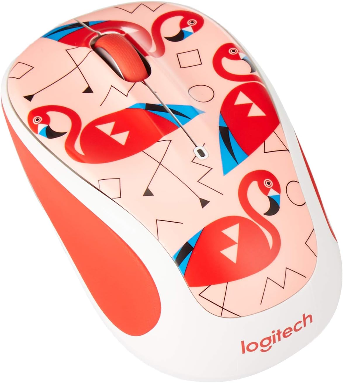 Logitech M325 Wireless Mouse in Vibrant Flamingo Color