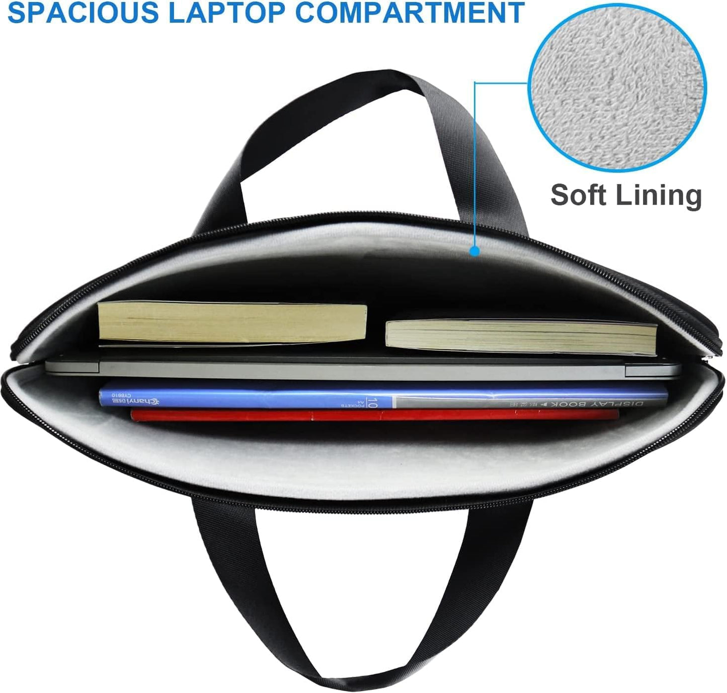 AREYLO 15.6 inch, 15" 15.6" Laptop Sleeve Case Durable Travel Laptop Bag HandBag Shockproof Protective Computer Cover