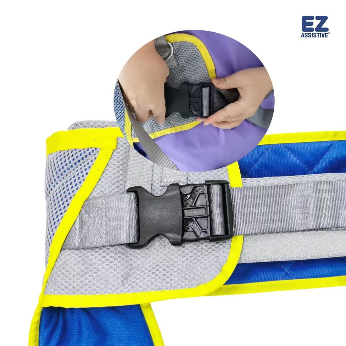 EZ Assistive Ambulating Walk Sling for Patient Standing and Walking Training & Patient Lift Aid or Walking Aids Reusable and Washable (Extra Large)