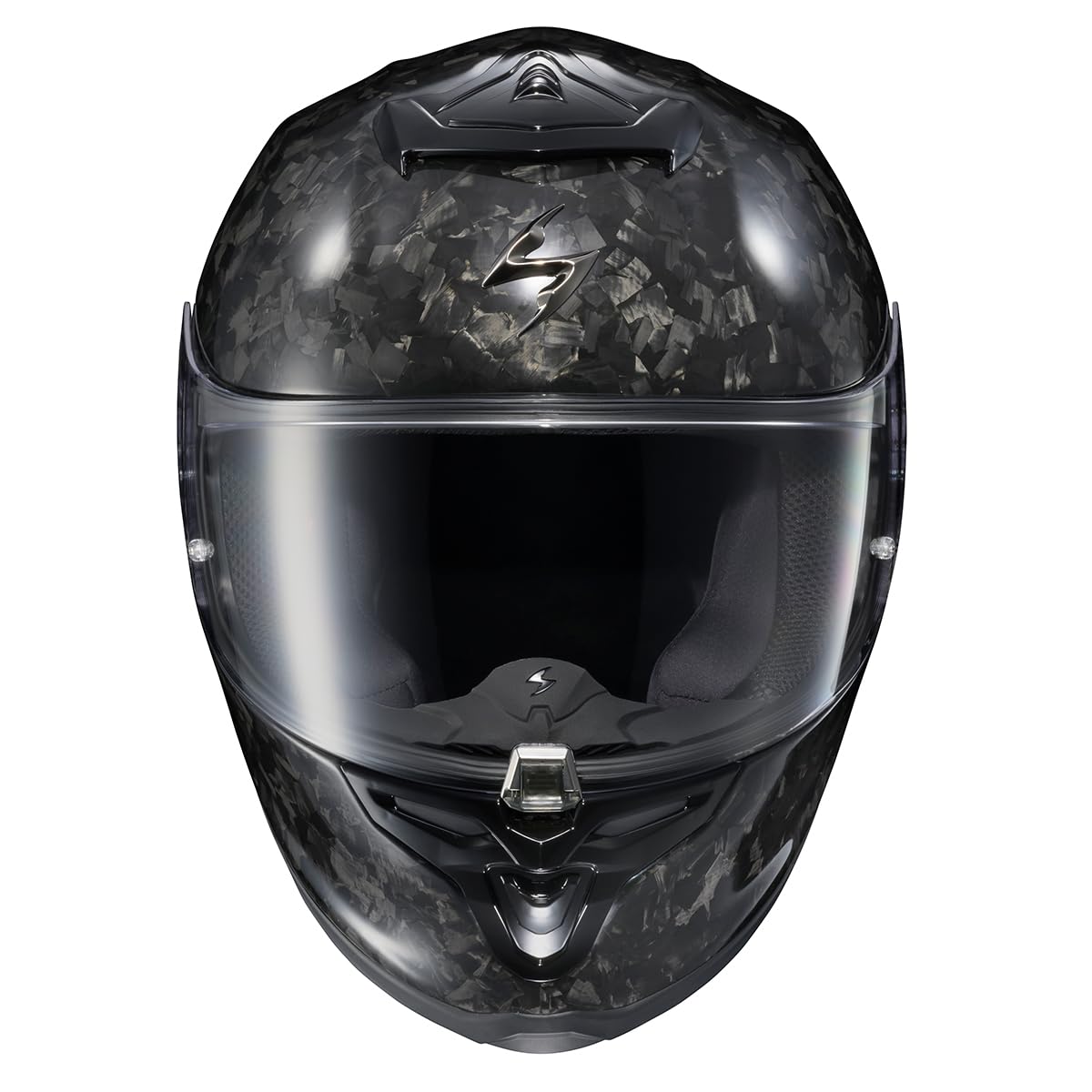 ScorpionEXO R1 Air Carbon Fiber Full Face Motorcycle Helmet with Pinlock Shield Bluetooth Ready Speaker Pockets DOT ECE Onyx (Onyx Gloss Black - X-Large)