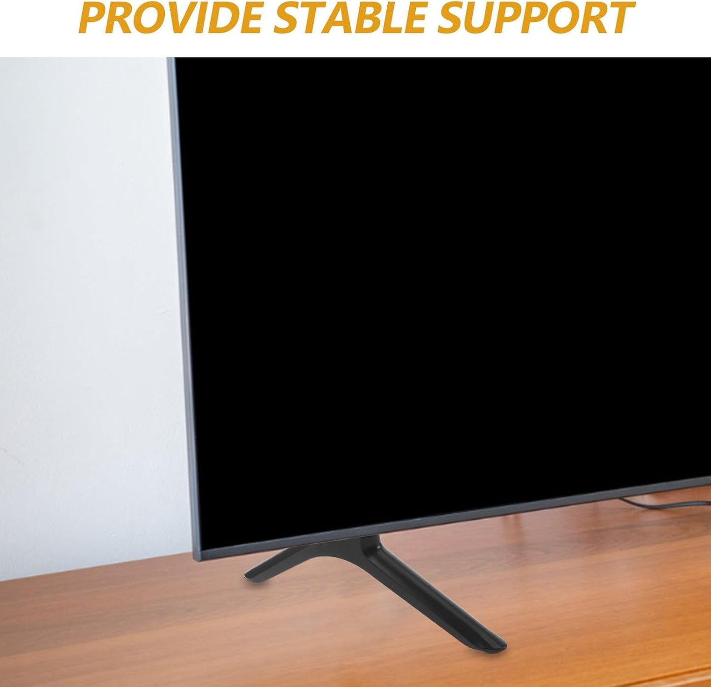 NAMOARLY 2 Set, Pairs TV Stand Support Leg Flat Screen TV Feet for Desktop - Table Top LCD LED Flat Screen Mounts