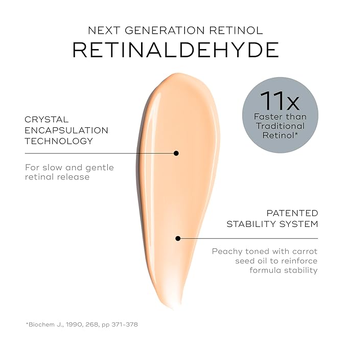 Medik8 Crystal Retinal 6 - Firming, Advanced Skin Retinaldehyde Face Serum - Night Serum with Hyaluronic Acid and Vitamin E - Gluten Free - 1 oz