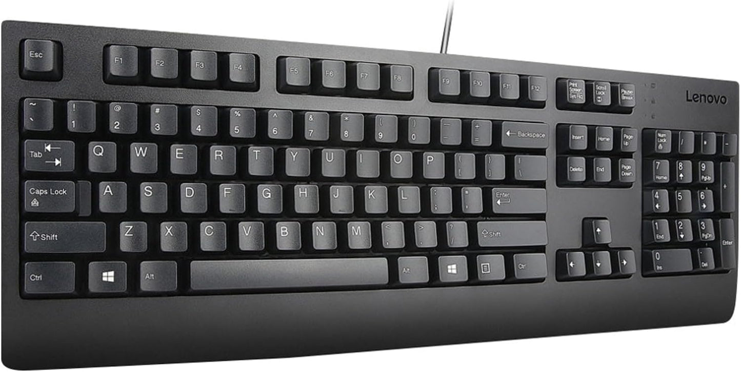 Lenovo 4X30M86879) Preferred Pro II Wired External USB Keyboard ( Factory Sealed Retail Product For USA, black
