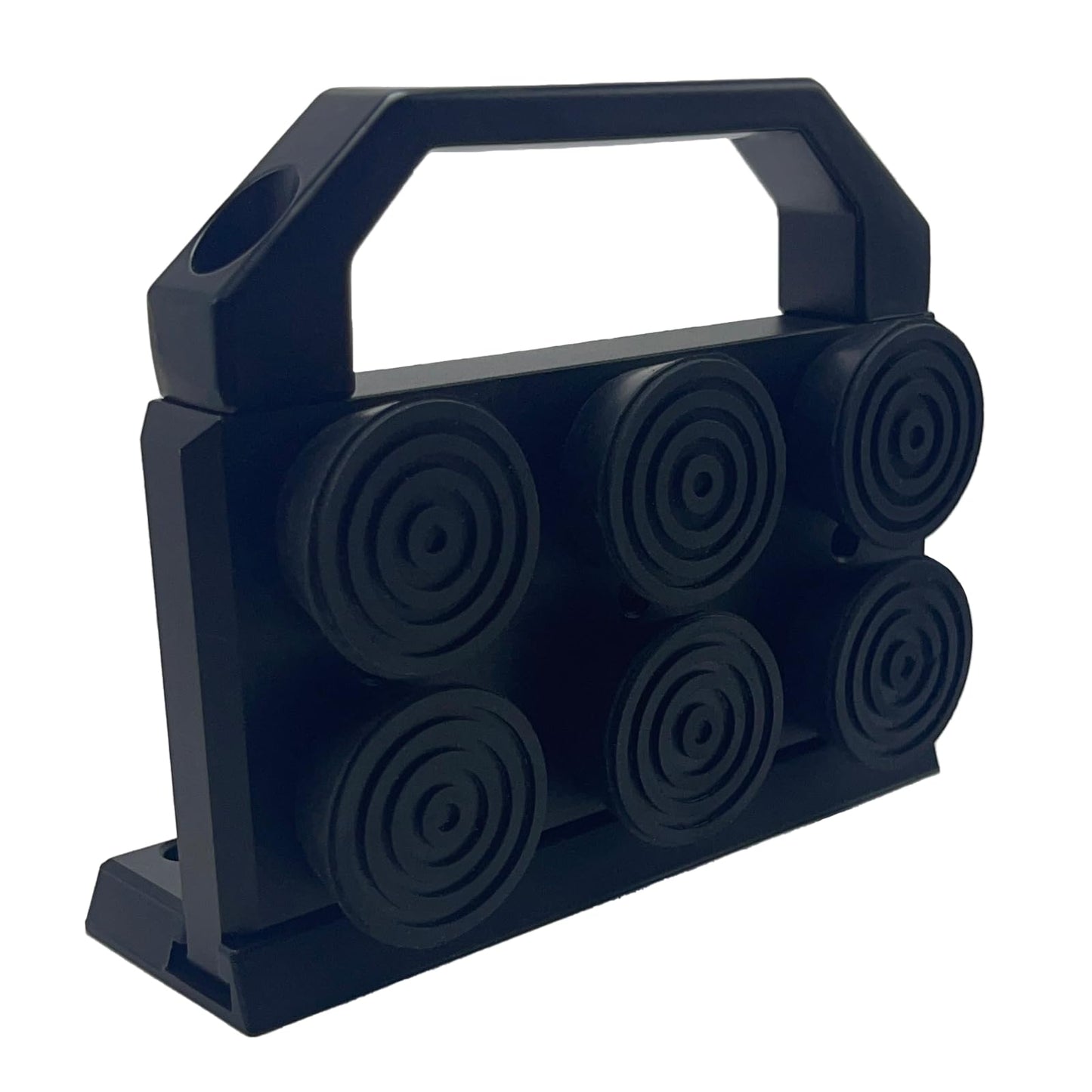 Security Door Stopper,Door Barricade Brackets,Prevents Entry Burglaries Home,Withstands 3000 Lbs of Violent Force,Enhance Family Security Floor Mounted, Black Aluminum