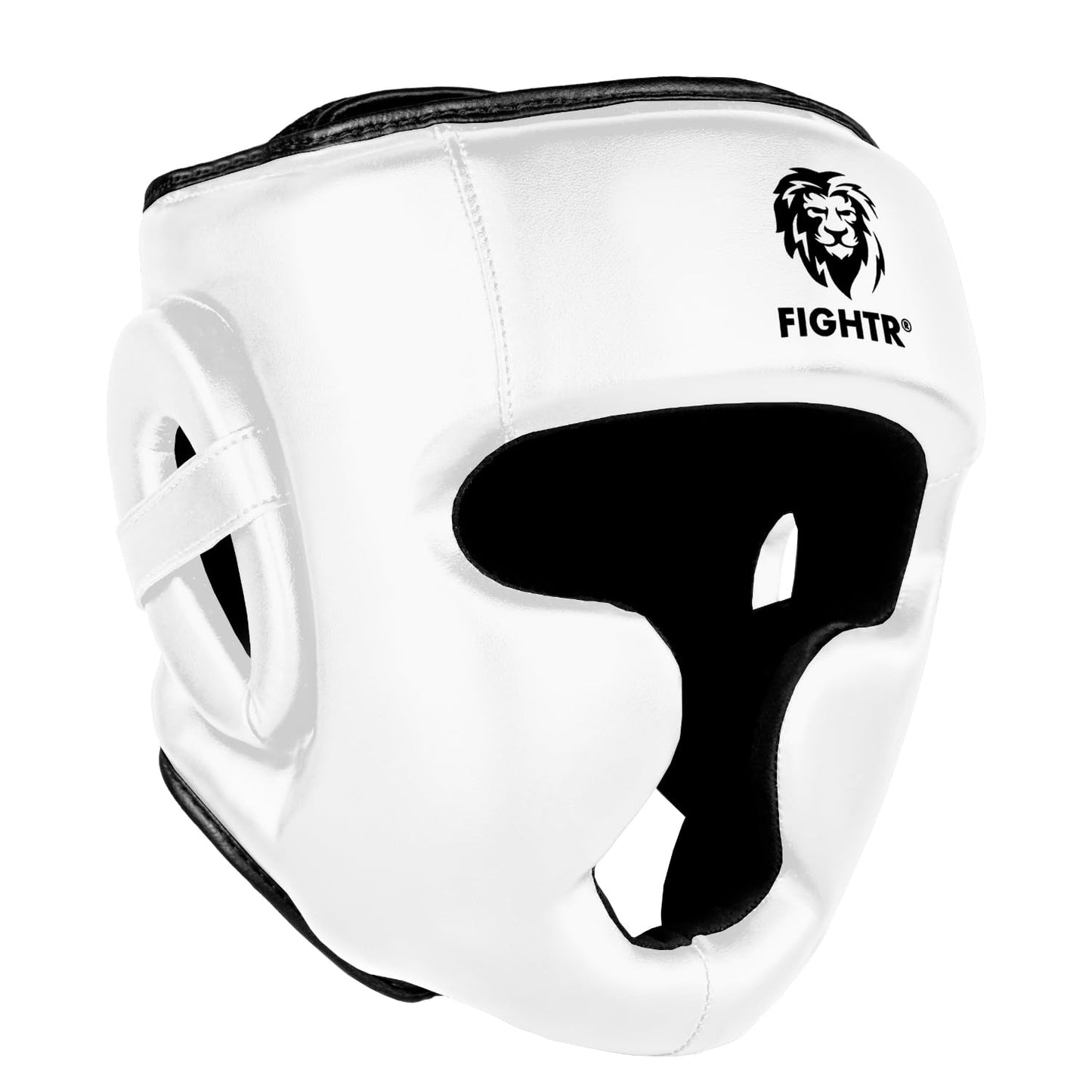 FIGHTR® Boxing Headgear with Best fit | Boxing Helmet Guard for Sparring | Adjustable Size for Boxing, MMA, Muay Thai, Kickboxing & Martial Art (White, L)