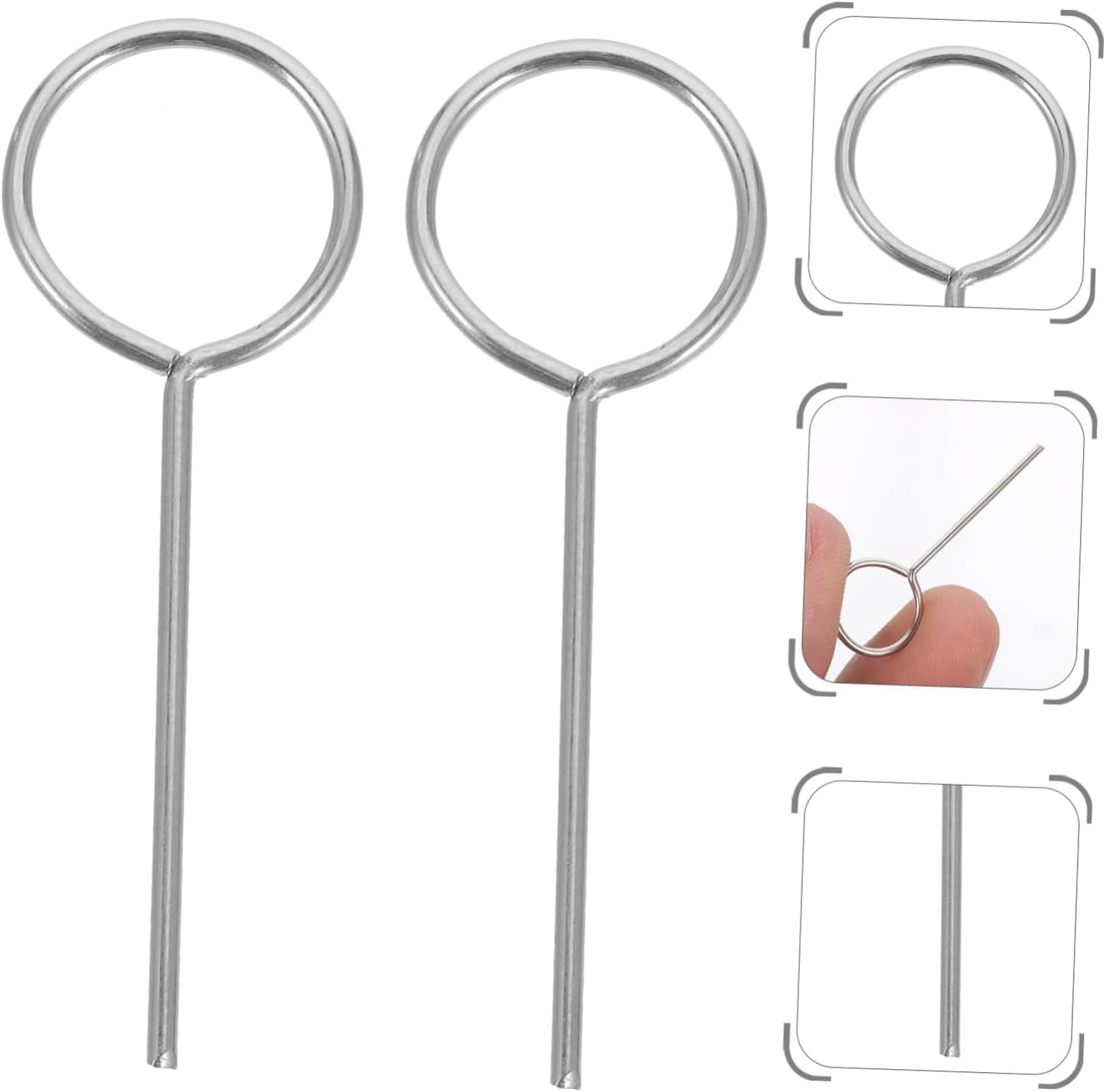 500pcs OSALADI Sim Card Tray Ejector Sim Removal Tool for All Smartphones Needles for Phone Use