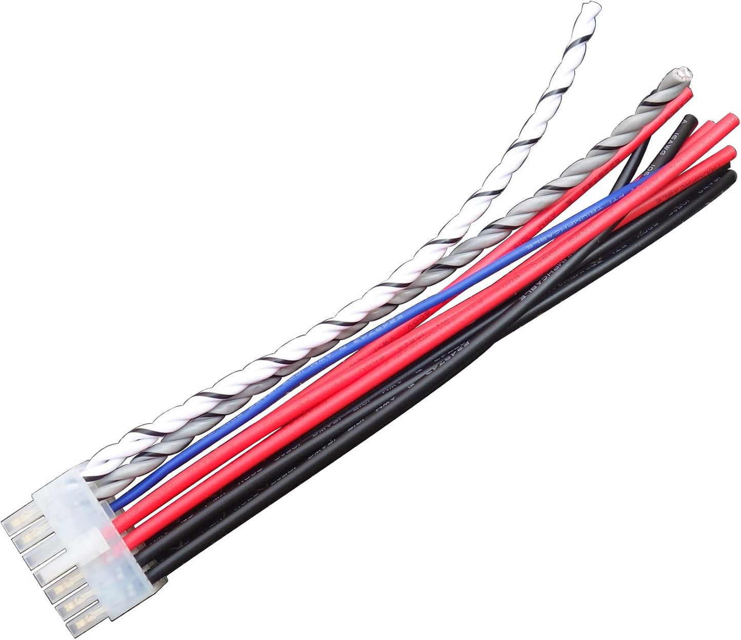 Anyqinsog 14-pin PWE-S8 Power Speaker Input Harness Compatible with Alpine Car Audio Subwoofer Active Amplifier Auto