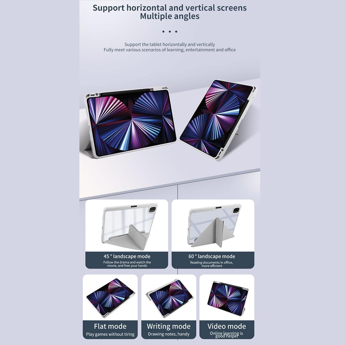 FXYJBNJKLV 6/6 2023 11.2 inch*1 Anti-Yellowing Tablet Cover for Xiaomi Mi Pad Pro Smart Tablet Cover Case,Slim