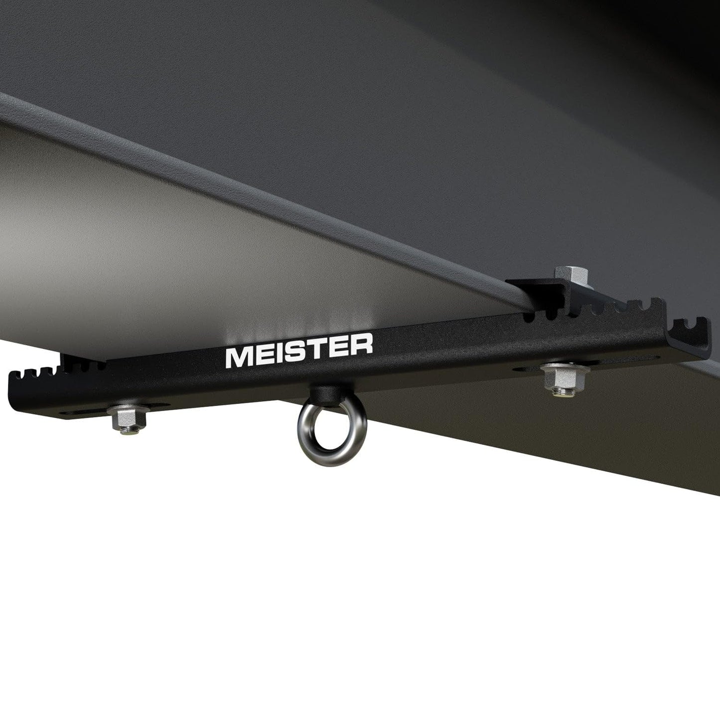 Meister - Boxing MMA Clamp Suspension Bracket, Suspension Straps and Ceiling Accessories, Black, 9.5"-14"