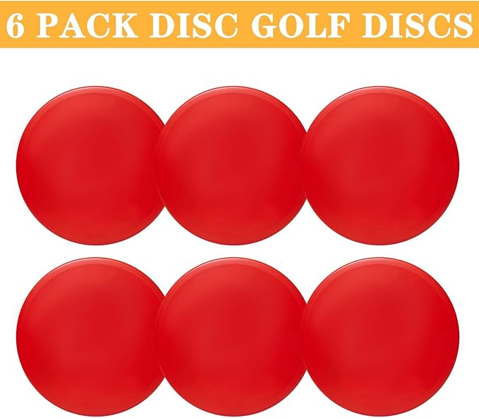Disc Golf Mid Range | Flying Golf Discs Set of 6 for Beginners – DIY Your Discs
