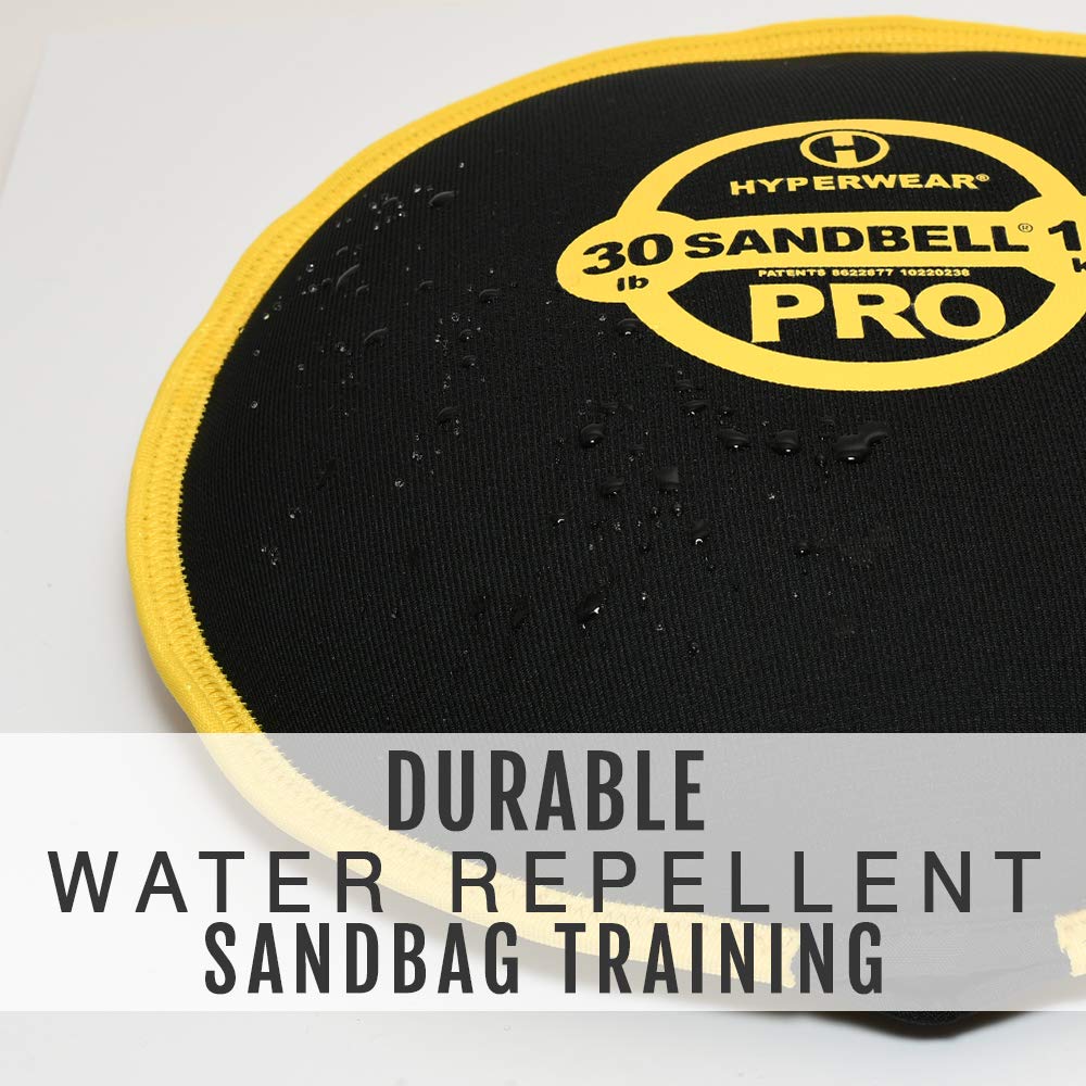 HYPERWEAR SandBell PRO Workout Sandbag, Pre-Filled Kettlebell Alternative, 8 lbs