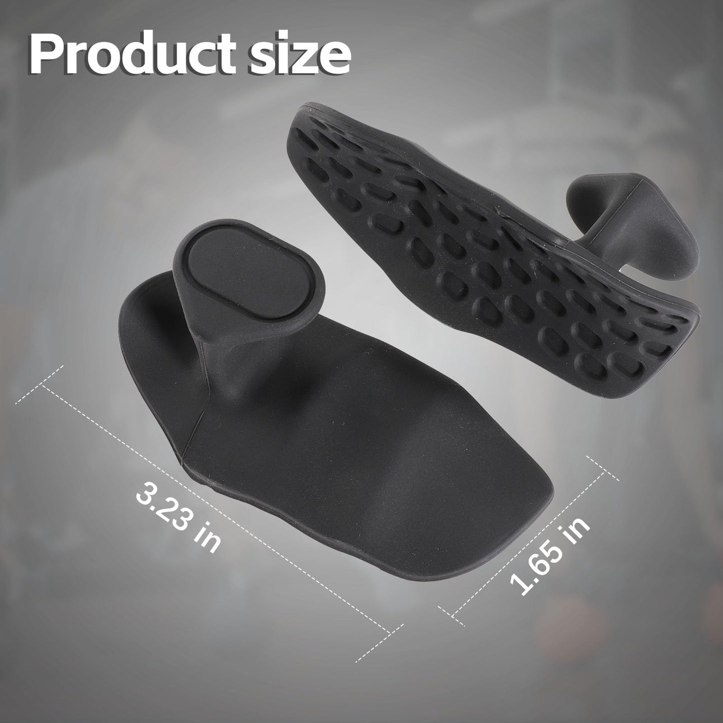 NiuMid Anti-Slip Workout Grips - Ergonomic Rubber Hand Protector Gloves for Weight Lifting, Pull-Ups, Gym Training and Exercise, for Men and Women (1pack)