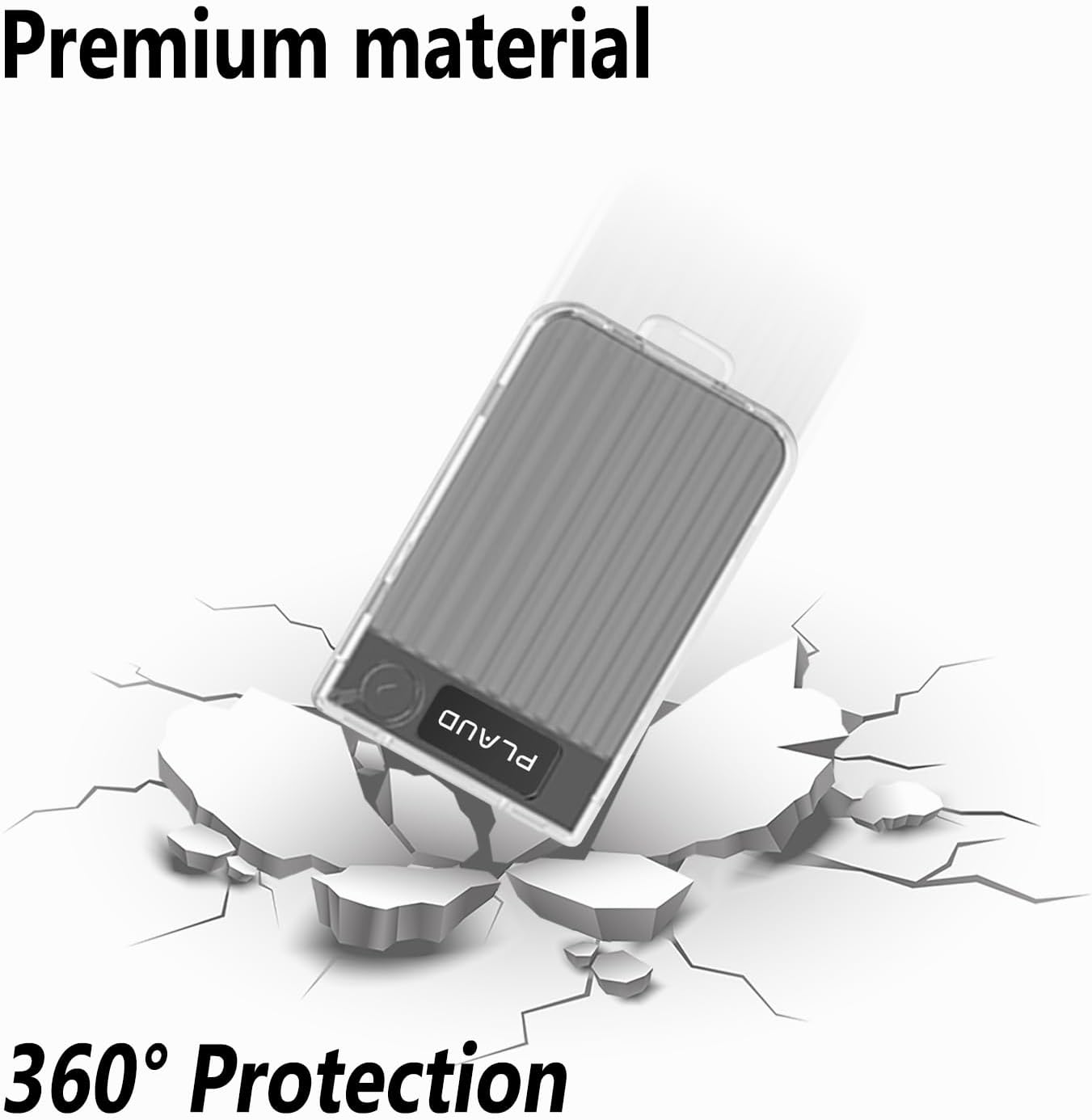 Geiomoo 2025, PC Case for Plaud Note Pro AI Voice Recorder Flexible Scratch Resistant Protective Cover (Clear)