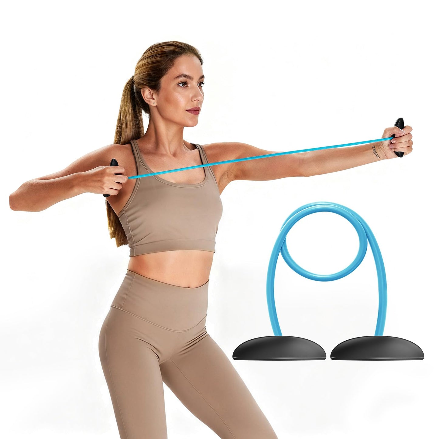 Usmack Resistance Bands for Arm - Home Fitness Equipment for Upper Body Toning, 20 lb Exercise Bands to Improve Mobility & Stability, Portable Resistance Bands for Women Men