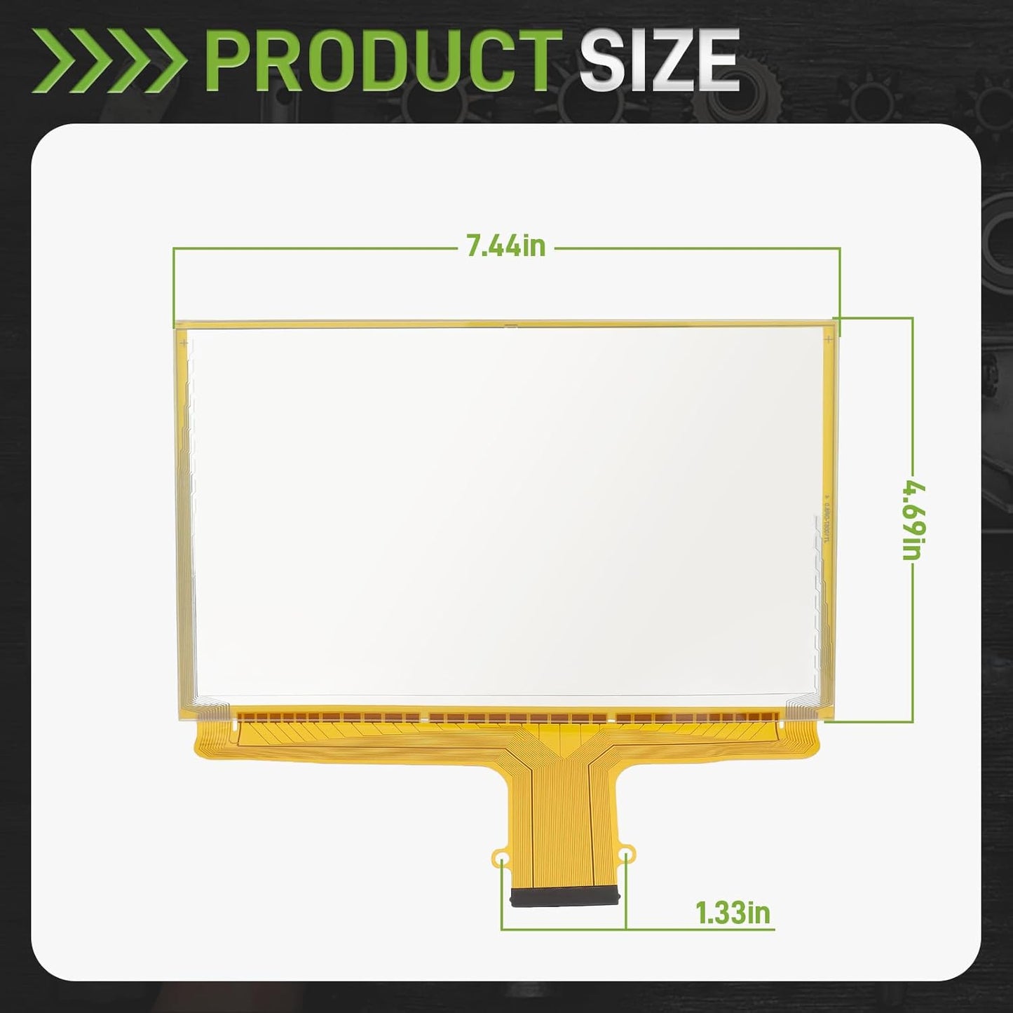 CARBBIA DJ080PA-01A 8" 55 DJ080PA-01G Touch Screen Glass Digitizer Pin Touch Screen Compatible with Chevrolet