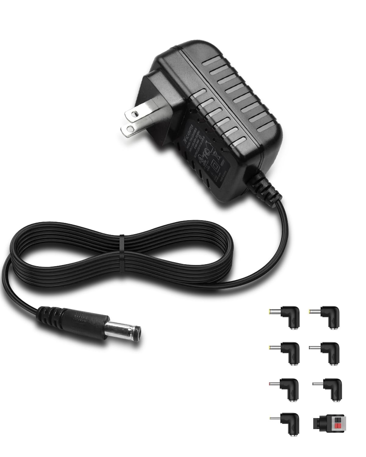 FOYU 12V 2A 24W 8 Cleaner/SPS100 (Adapter+8 Universal AC/DC Adapter Switching Power Supply with Size Plug Tips