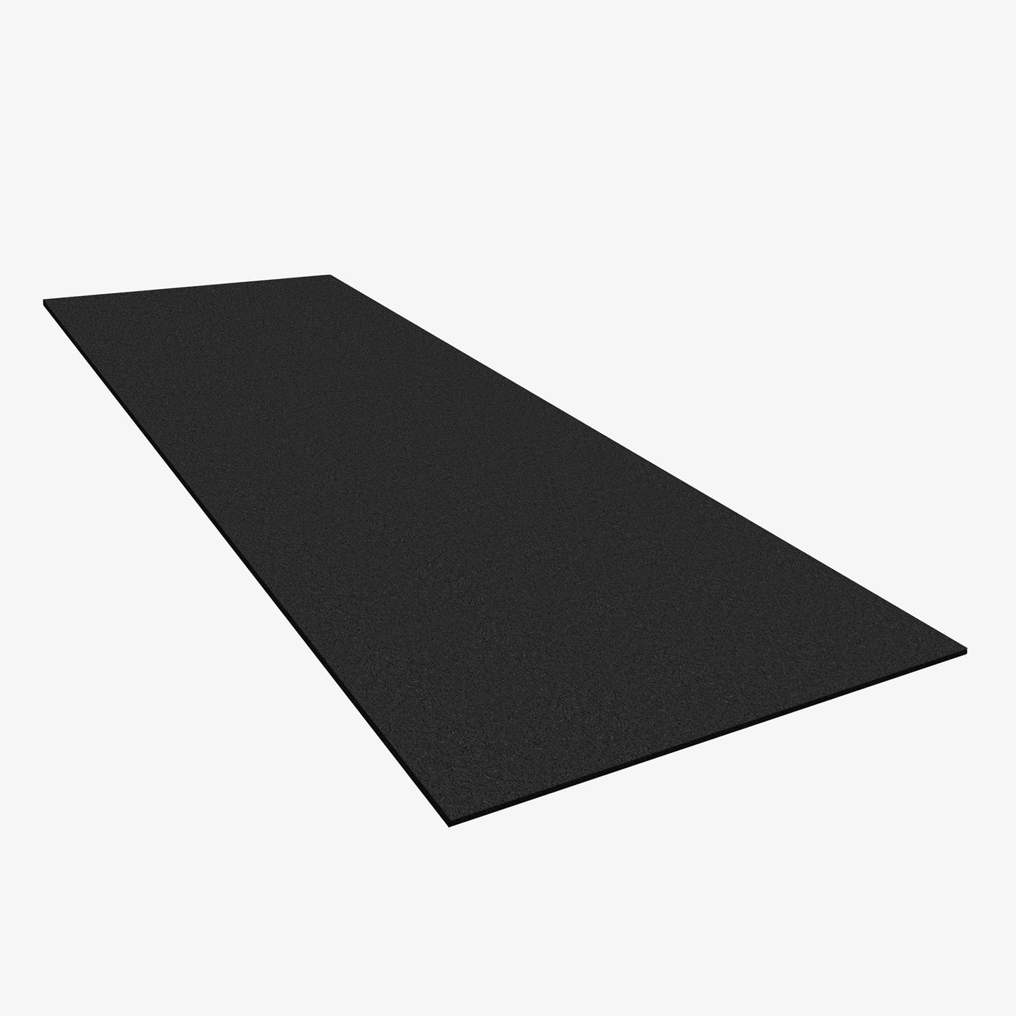 Flooring Inc 1/4" Tough Rubber Flooring Roll | Flexible Recycled Rubber Gym Floor Mats for Home Gym | Heavy Duty Rubber Mat for Home Gyms, Sheds, Horse Stall Mat or Trailer | 4’x10’ | Black