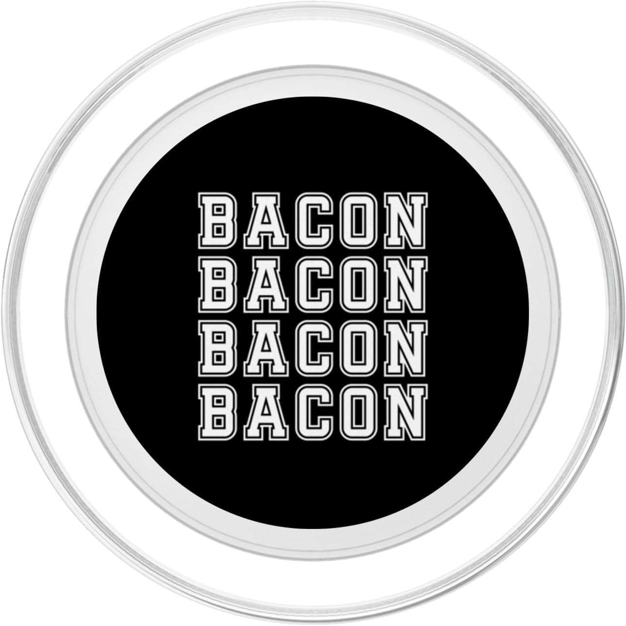 Bacon -Themed PopSockets Grip for MagSafe - Perfect for Lovers