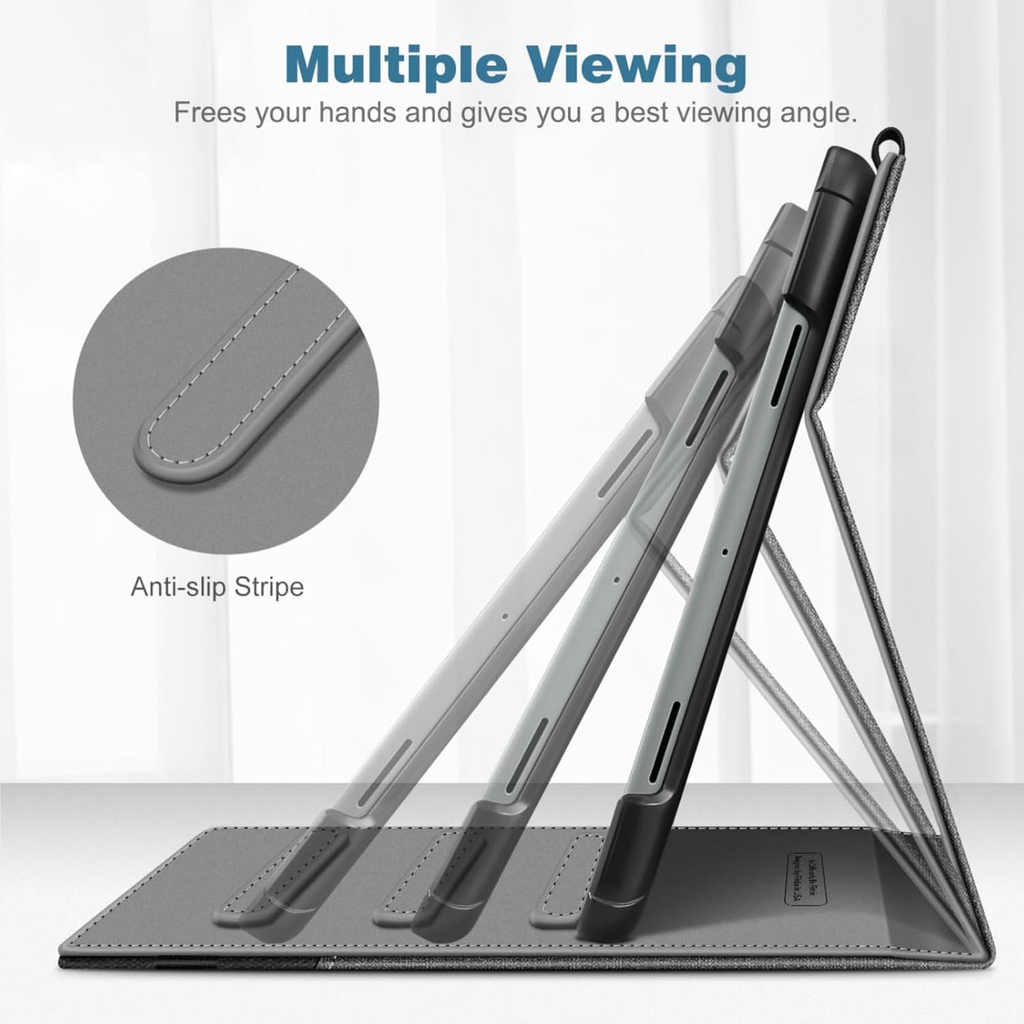 FINTIE 11 Inch 2023 Case for Google Pixel Tablet Release, Multi-Angle Viewing Protective Stand Cover with Pocket