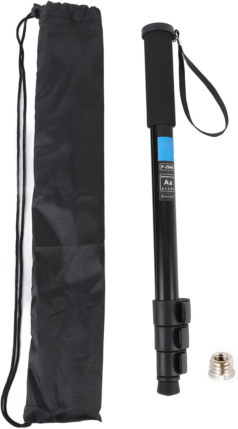 ciciglow Camera Monopod, Professional Telescopic Monopod Anti Slip, Aluminum Alloy Portable Travel Monopod Stand