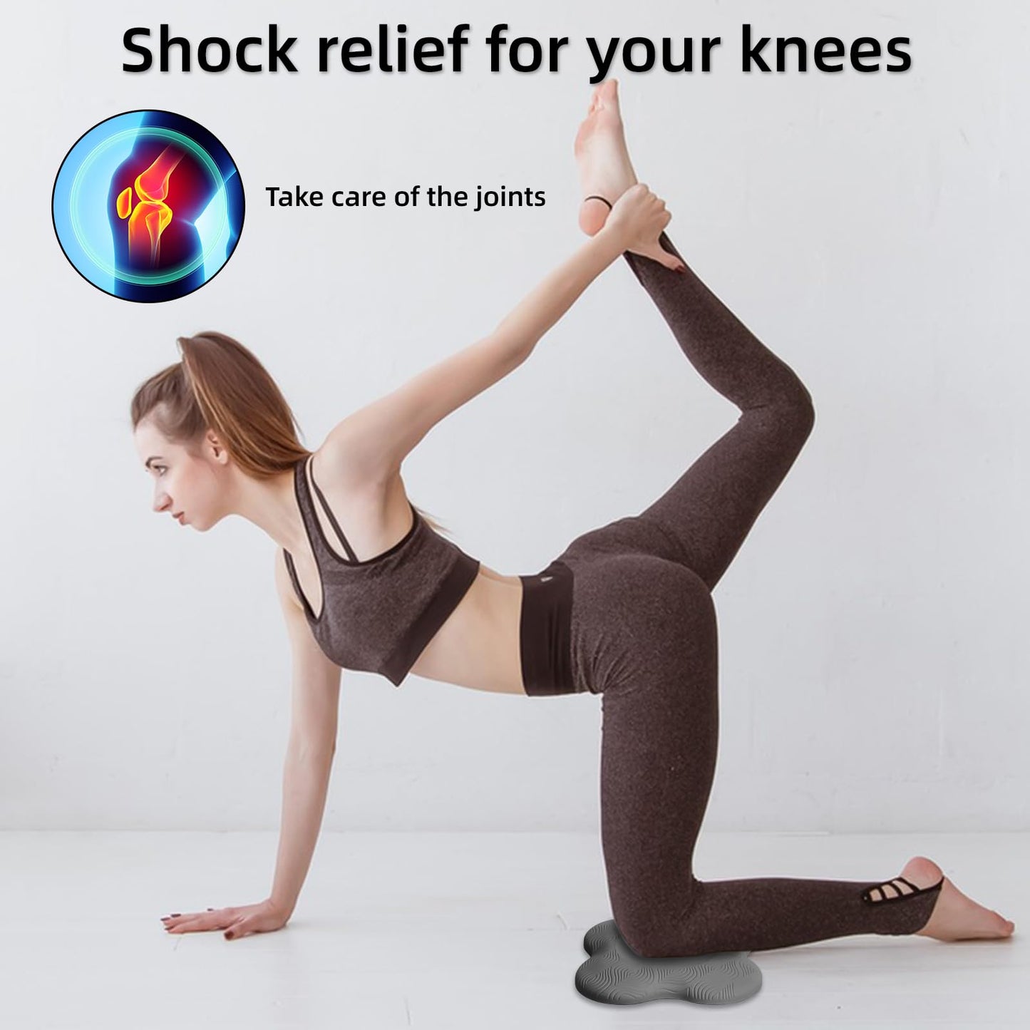 Yflingjie 2 packs Yoga Knee Pad Cushion Extra Thick for Knees Elbows Wrist Hands Head Foam Pilates Kneeling pad Yoga Knee Cushion Thick Exercise Pads for Knees Elbows Wrist Hands Head Foam Pilates