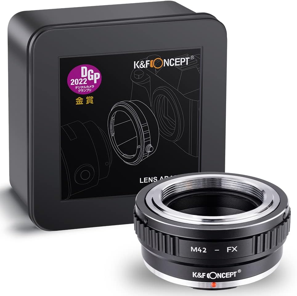 K&F CONCEPT M42 42mm XPro1 X-Pro1 Lens Mount Adapter Ring Screw to Fuji Fujifilm FX Camera
