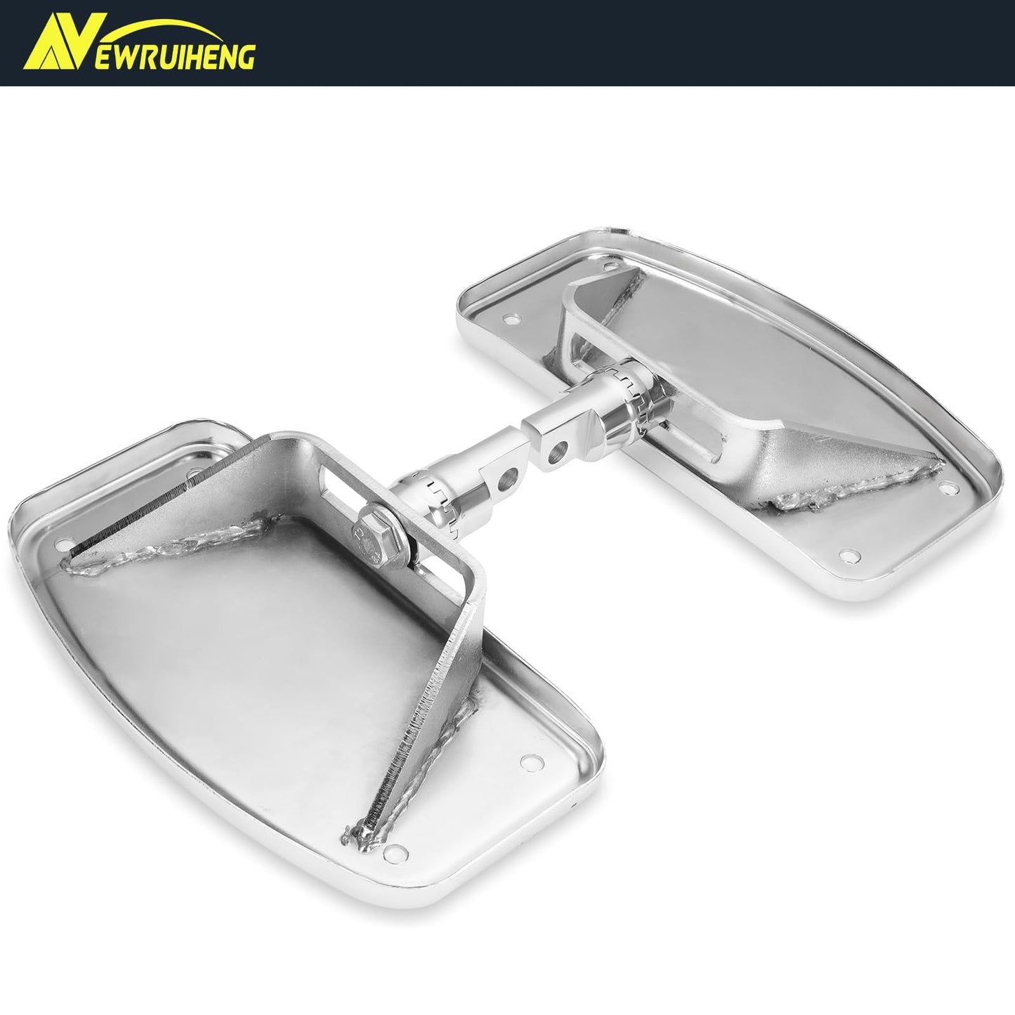 Adjustable Motorcycle Floorboards Rear Passenger Foot Pegs Footboard Pedals Compatible with Harley Sportster 883 1200 (Eagle Pattern Rear Floorboard)