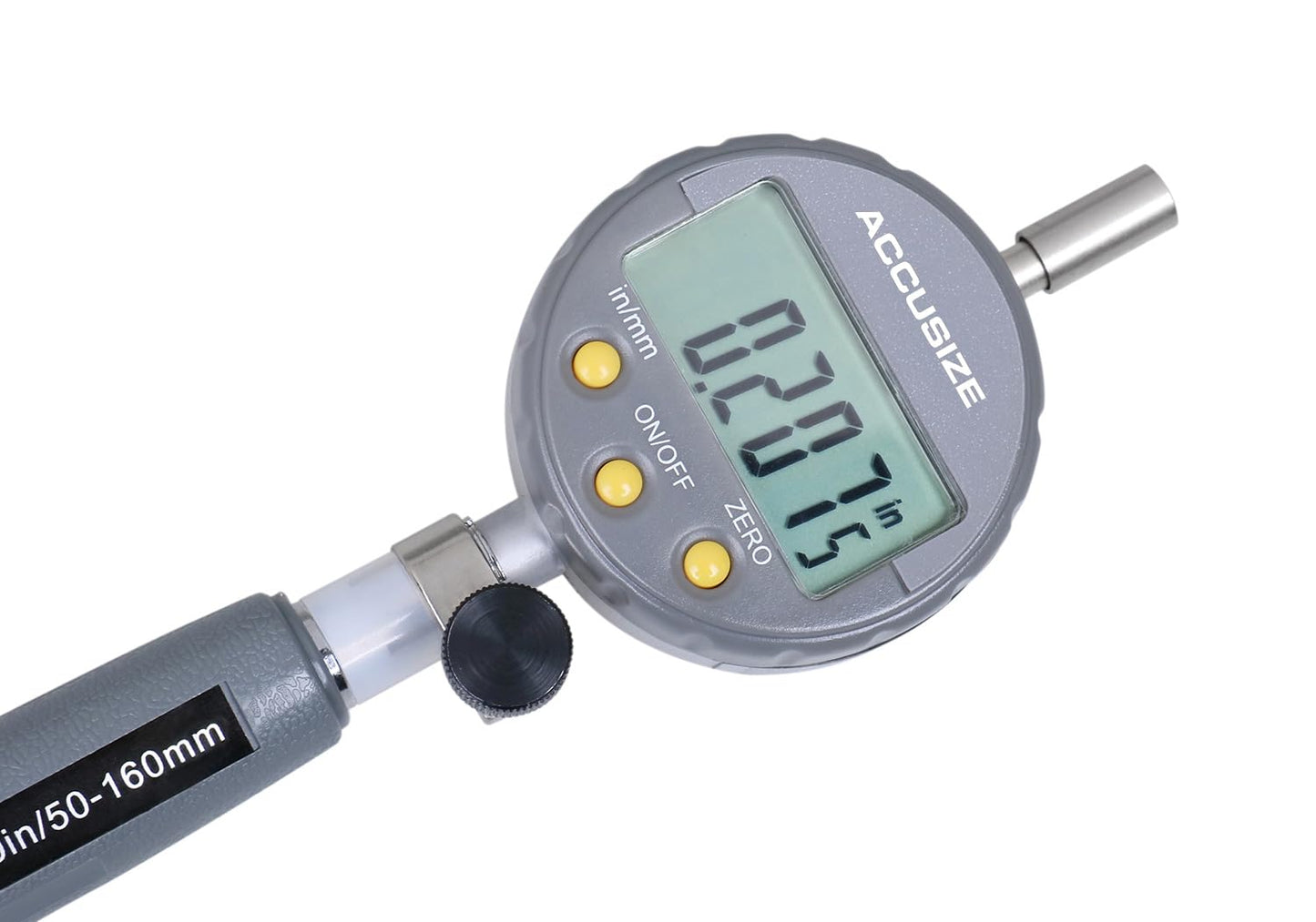 Accusize Industrial Tools 2-6 inch by 0.0005'' Digital Bore Gage, Stem Length 6'', Ee20-5274