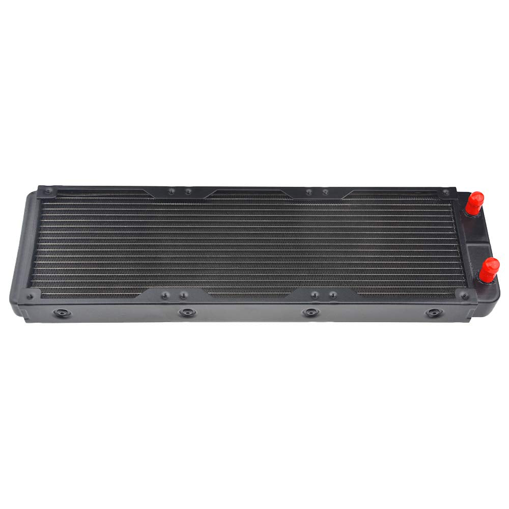 BXQINLENX 18 Pipe Aluminum Heat Exchanger Radiator for PC CPU CO2 Laser Water Cool System Computer 360mm(A)