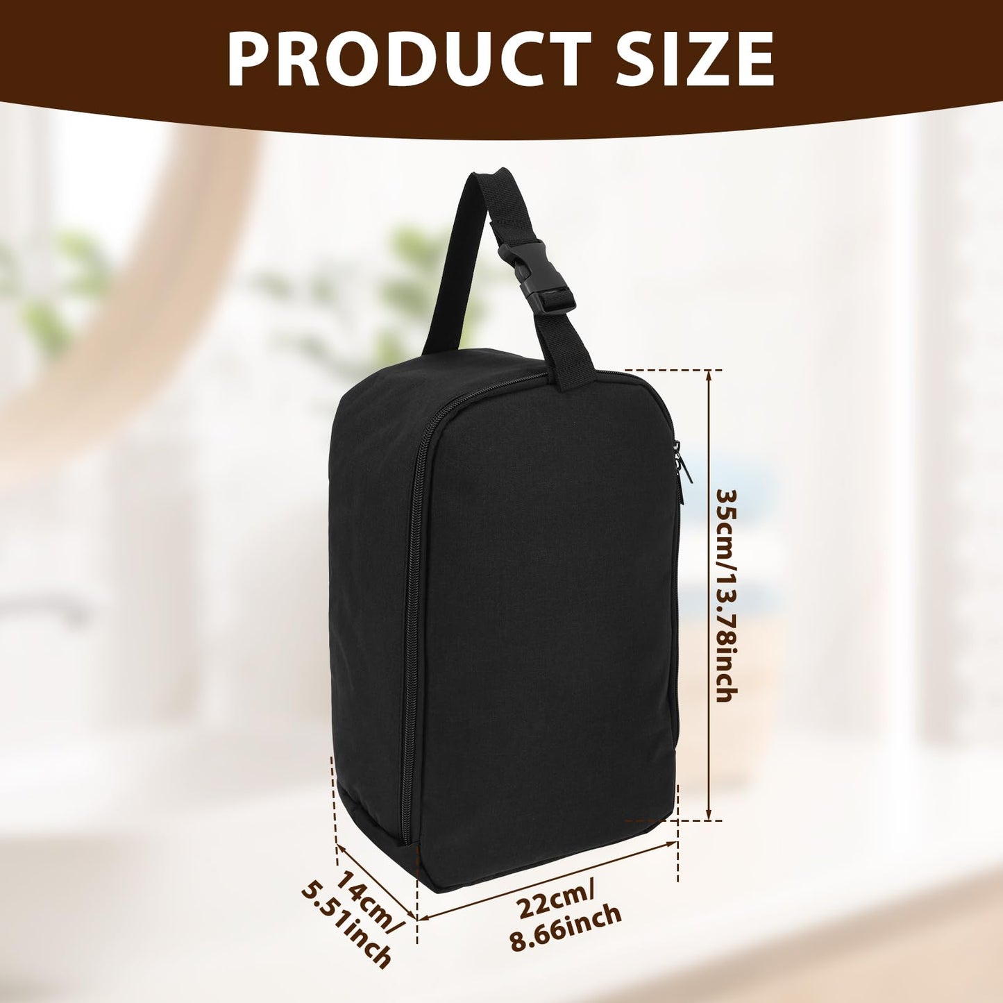 Travel Steamer Bag for Conair Clothes Steamer Travel Irons Carrying Case Portable Storage Bag Handheld Steam Iron Organizer Holder w Hanging Buckle Strap for Steam Iron and Other Accessories, Bag Only