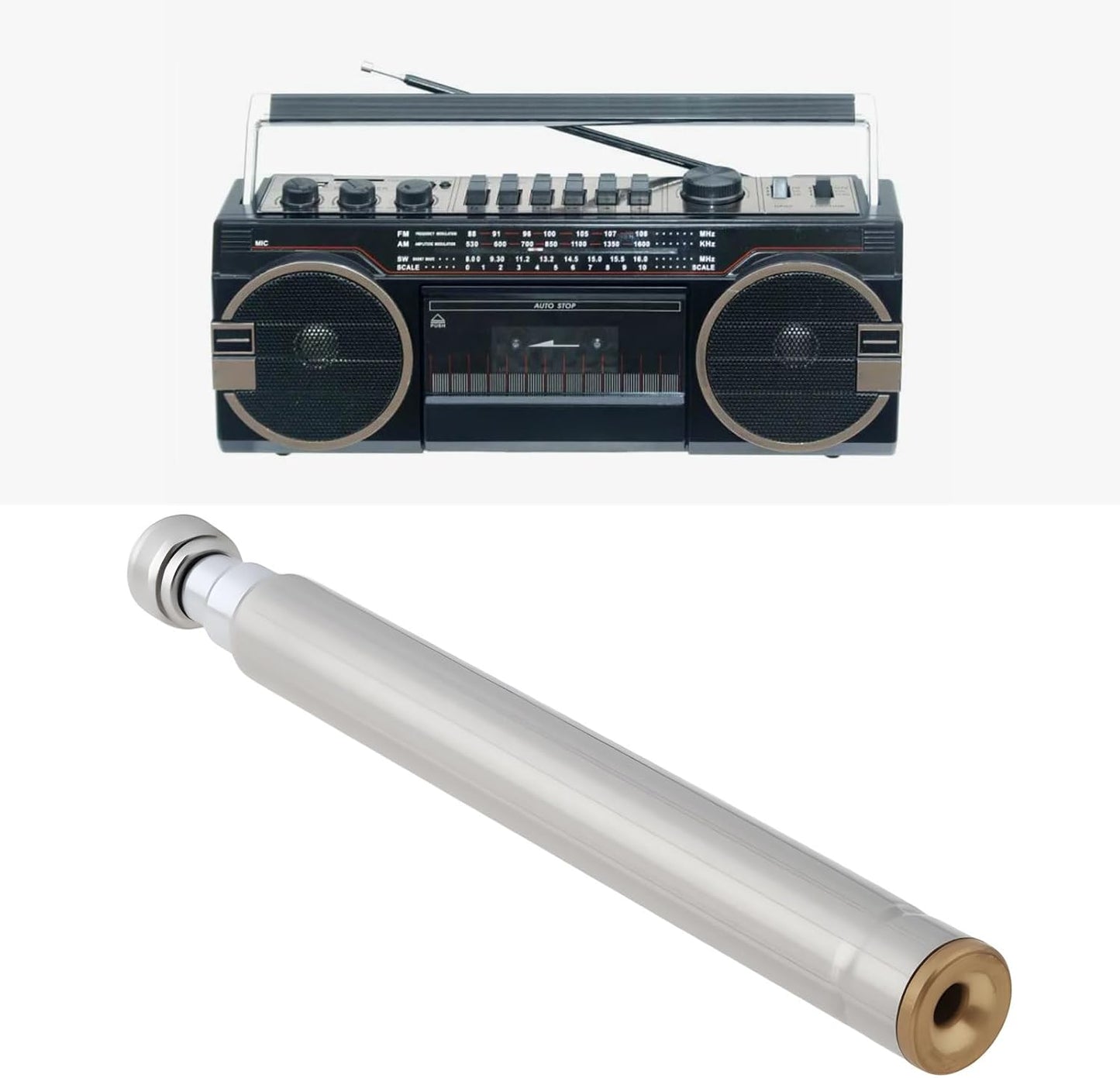 4Pcs 4-Section Create idea Telescopic Rod Antenna Suitable for: Radio walkie-Talkie Remote Control car Receiving Signal