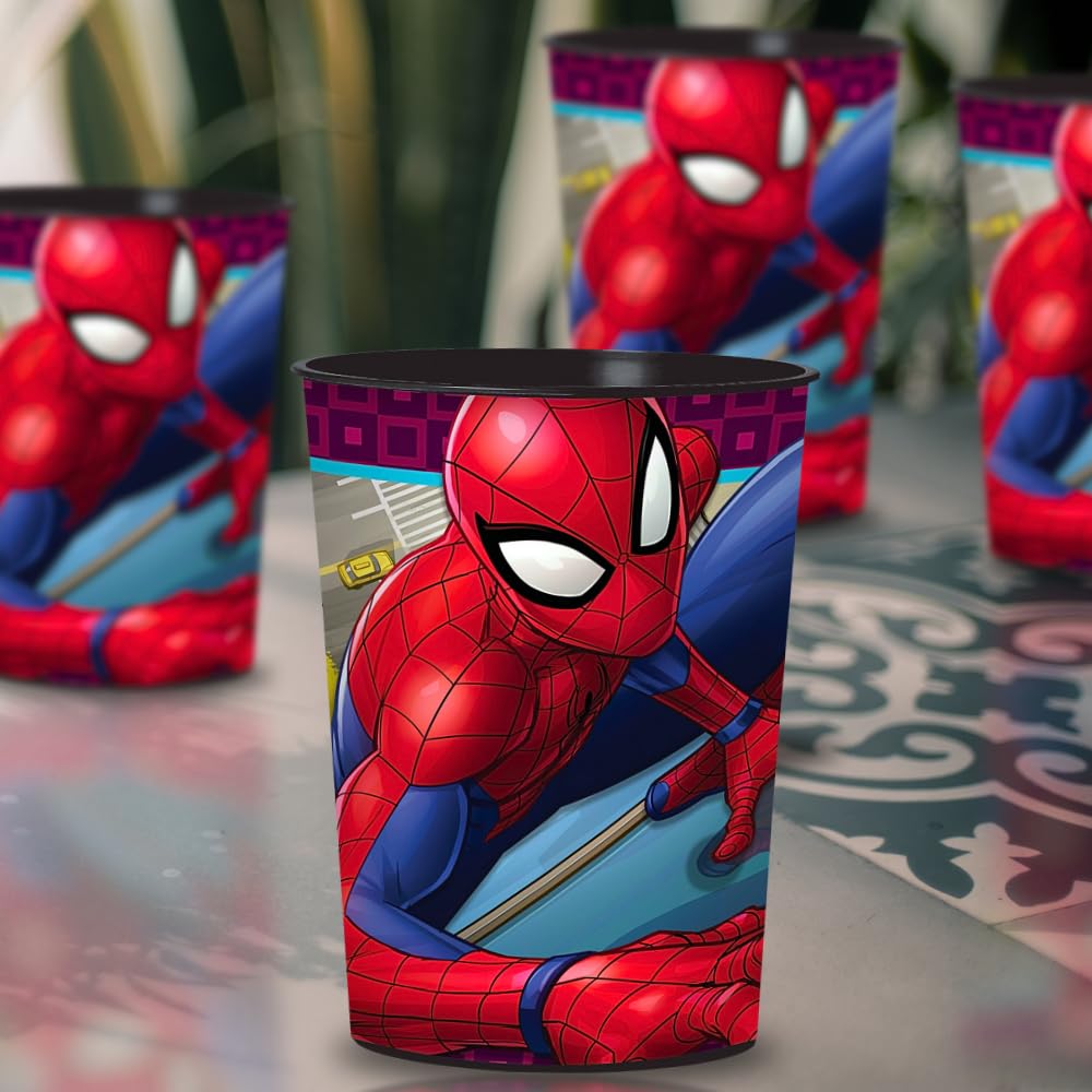 Spider-Man Webbed Wonder Favor Cups - 16 oz. - Perfect for Spider-Man Fans & Themed Parties (1 Pc.)