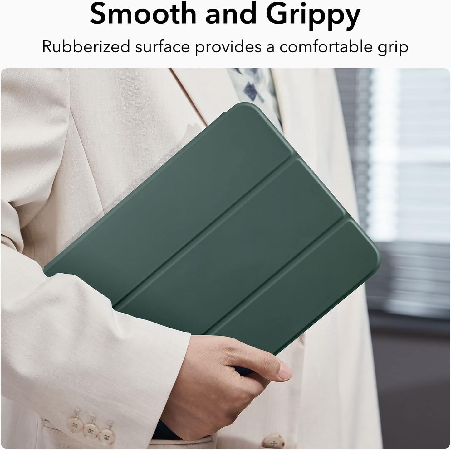 ESR iPad(A16) 11th/10th Case(2025/2022,10.9 Inch), for Generation Convenient Magnetic Attachment, Two-Way Trifold