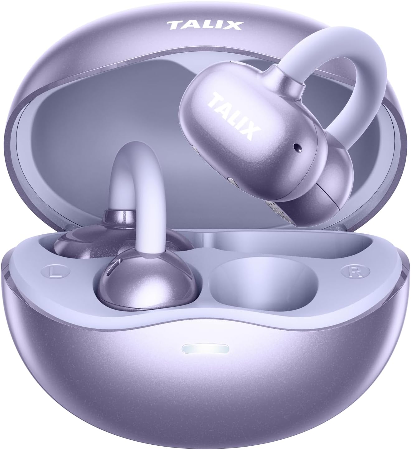 X6, 5.4 26H TALIX Ultra Open Ear Earbuds Clip-On Headphone with Directional Sound, Ultra-Light Comfort Fit, Bluetooth
