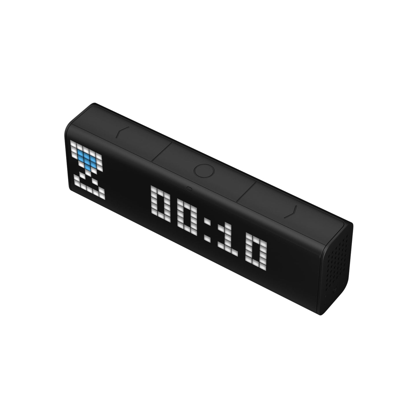LaMetric TIME Wi-Fi Clock for Smart Home - Social Media Counter - Cinema Lightbox - Digital Alarm Clock with Weather - Retro Pixel Art Bluetooth Speaker with 37x8 LED Display