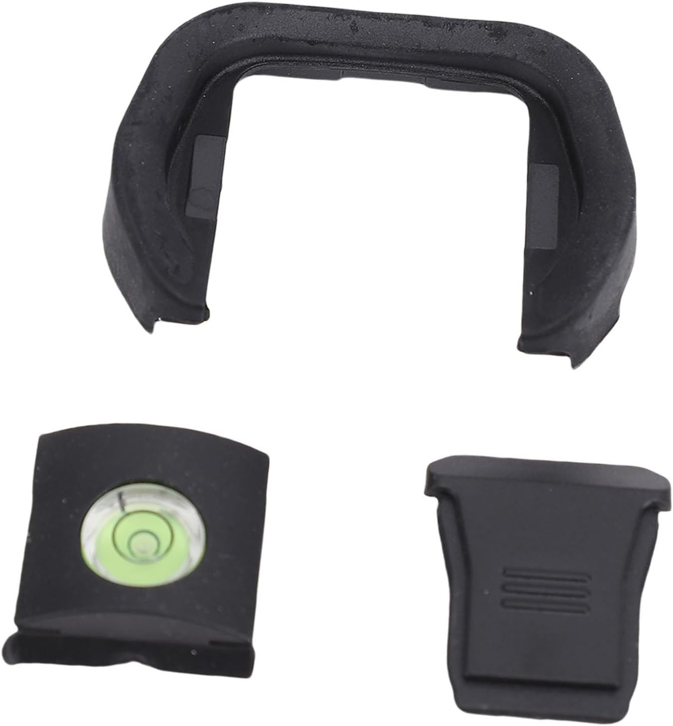R5 R6 Bewinner Camera Eyecup Viewfinder, Hot Shoe Cover & Bubble Level Kit for - Silicone Eye Cup, Dust Cap, Spirit